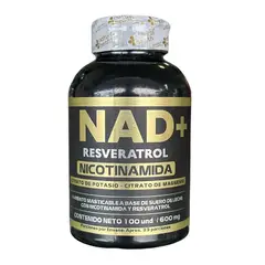 NAD+ RESVERATROL + NICOTINAMIDA 600MG NATURAL HEALTH