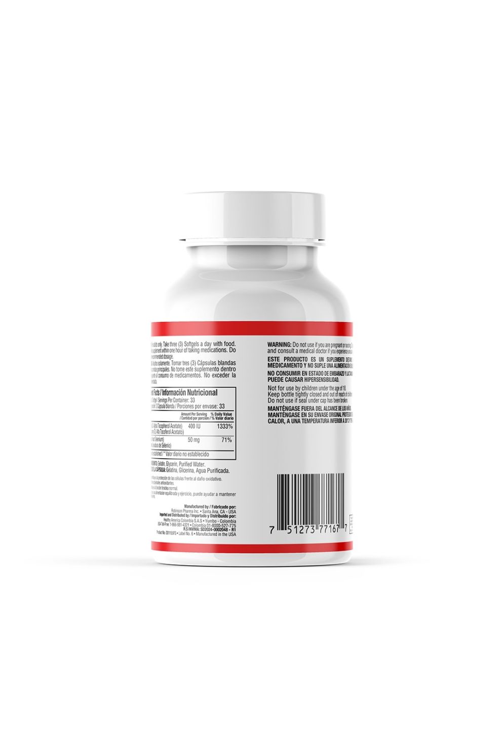 VITAMIN E 400 IU WITH SELENIUM - Imagen 2