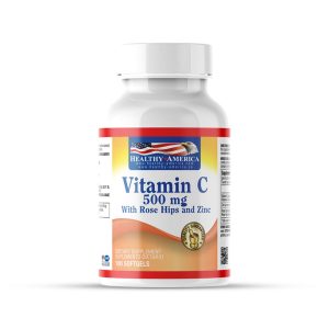 VITAMIN C 500 MG W ROSE 100S